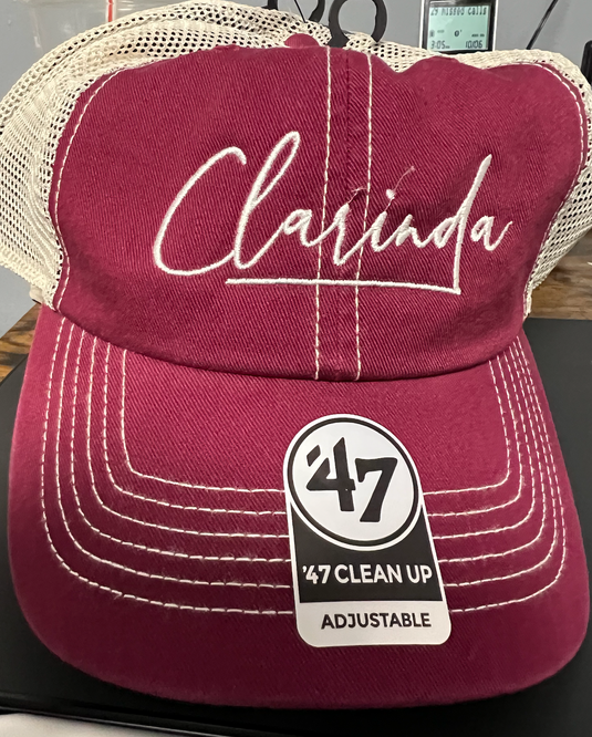 Script Clarinda hat - '47