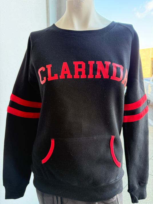 VARSITY FLEECE CREWNECK