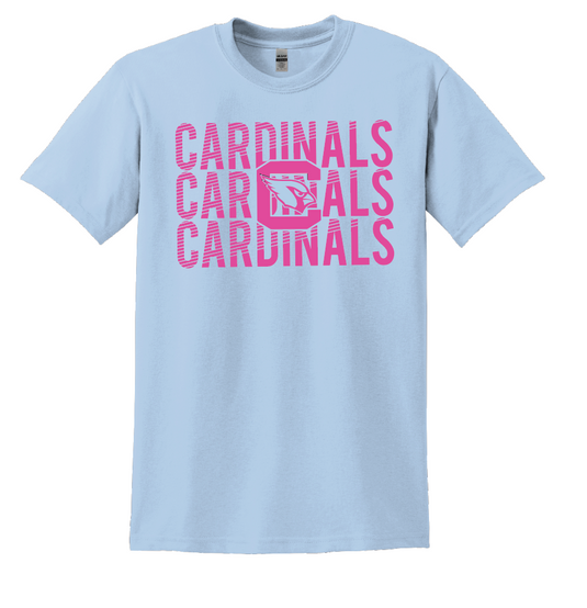 CARDINALS PINK SHIRT Main Street Designs