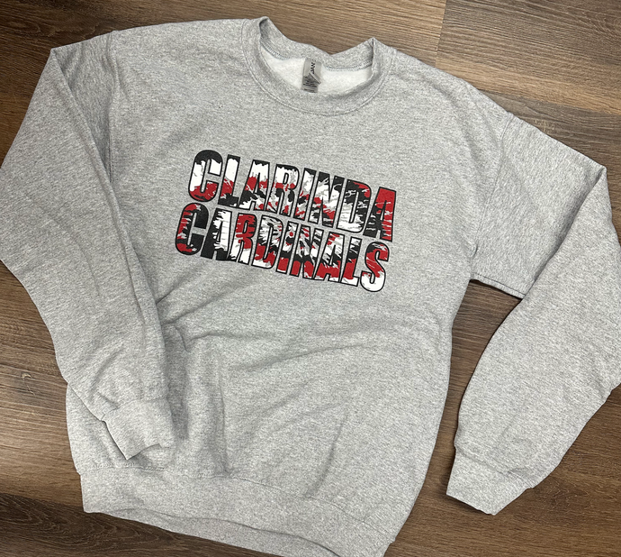 CARDINALS TIE-DYE SWEATER