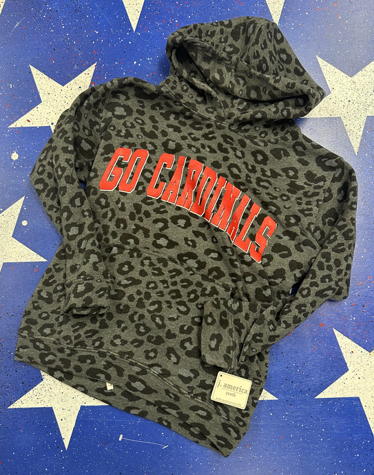 J America Youth Leopard Hoodie