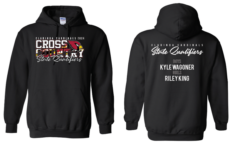 Load image into Gallery viewer, Clarinda State XC Apparel
