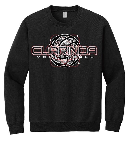 CLARINDA VOLLEYBALL CREWNECK SWEATSHIRT