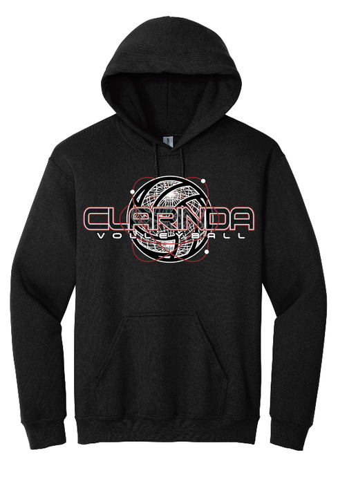 CLARINDA VOLLEYBALL HOODIE