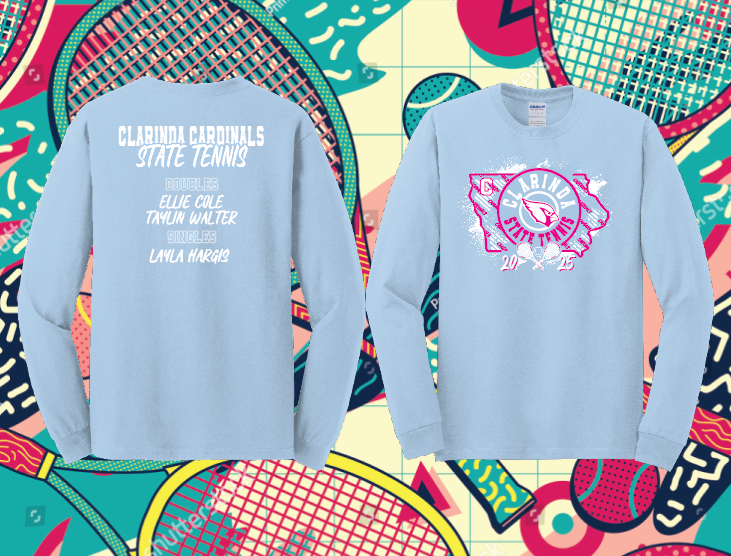 Load image into Gallery viewer, Clarinda State Tennis Apparel

