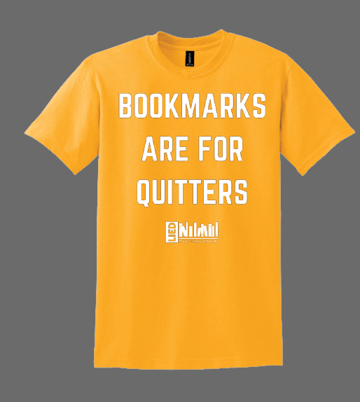 BOOKMARKS ARE FOR QUITTERS