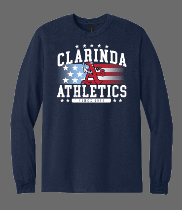 Athletics Stars and Stripes Long Sleeve Shirt