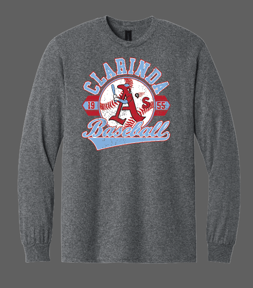 Load image into Gallery viewer, Clarinda Baseball Long Sleeve Shirt

