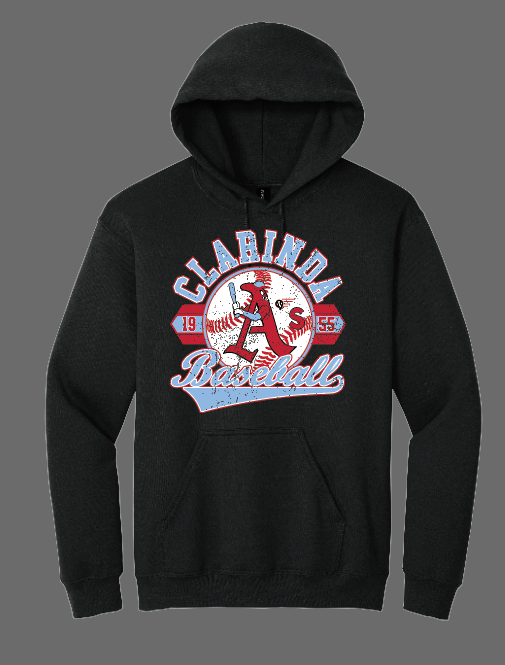 Load image into Gallery viewer, Clarinda Baseball Hoodie
