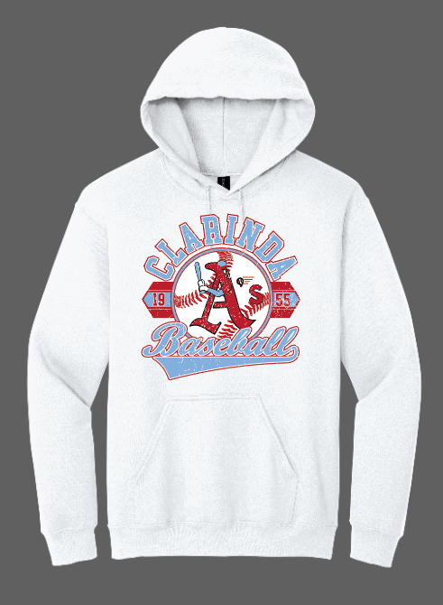 Clarinda Baseball Hoodie