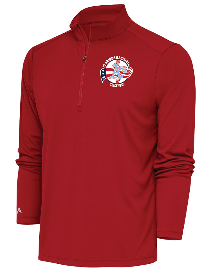 Load image into Gallery viewer, Clarinda Baseball Tribute 1/4 Zip Pullover - Antigua

