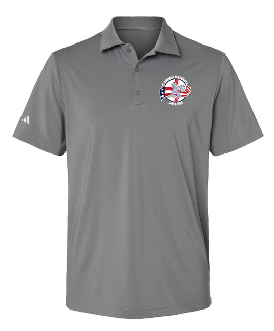Clarinda Baseball Patriotic Polo - Adidas