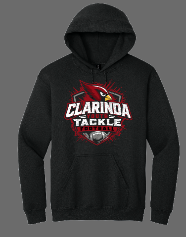 Clarinda Youth Tackle Football Hoodie