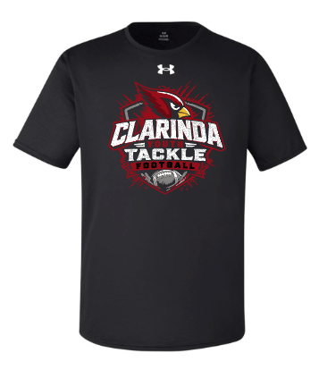 Clarinda Youth Tackle Football Shirt - Under Armour