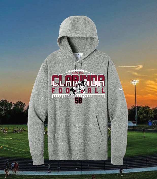 Load image into Gallery viewer, Clarinda Football - 58 Apparel - Nike

