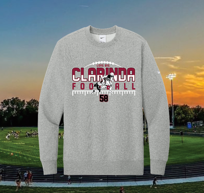 Load image into Gallery viewer, Clarinda Football - 58 Apparel - Nike
