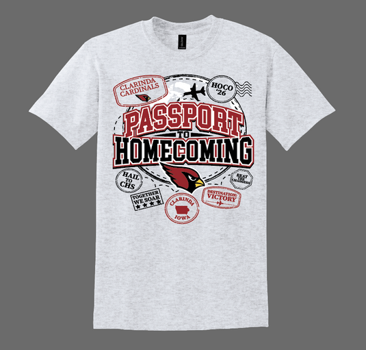 Passport to Homecoming Apparel