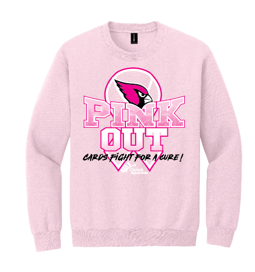 Load image into Gallery viewer, Cardinals Pink Out Crewneck Sweatshirt
