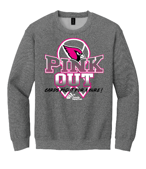 Load image into Gallery viewer, Cardinals Pink Out Crewneck Sweatshirt
