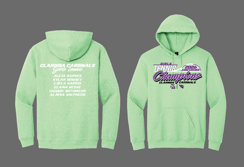 Load image into Gallery viewer, Clarinda Girls Tennis H-10 Champ Apparel
