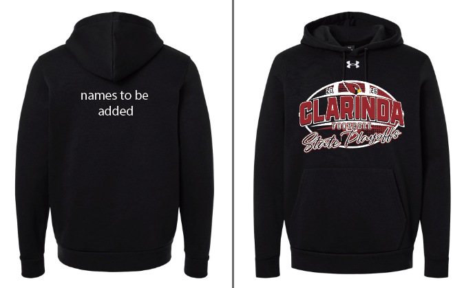 Load image into Gallery viewer, CLARINDA STATE FOOTBALL APPAREL - Under Amour
