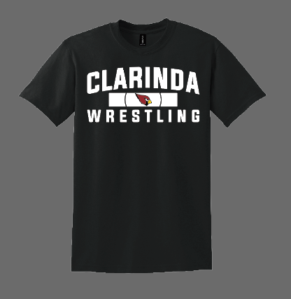 Clarinda Wrestling Apparel - Black