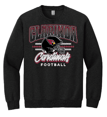 CLARINDA FOOTBALL CREWNECK SWEATSHIRT