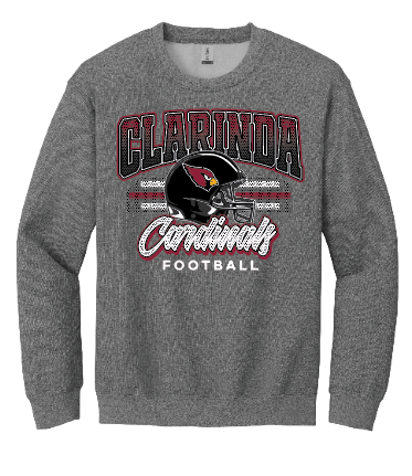 CLARINDA FOOTBALL CREWNECK SWEATSHIRT