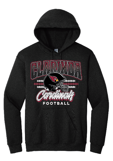 CLARINDA FOOTBALL HOODIE