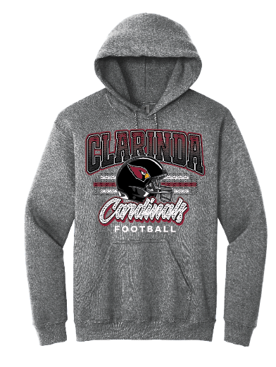 CLARINDA FOOTBALL HOODIE