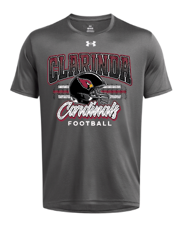 CLARINDA FOOTBALL SHORT SLEEVE SHIRT - UNDER ARMOUR