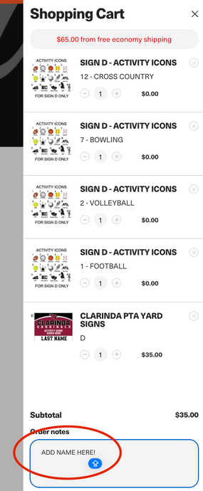 SIGN D - ACTIVITY ICONS