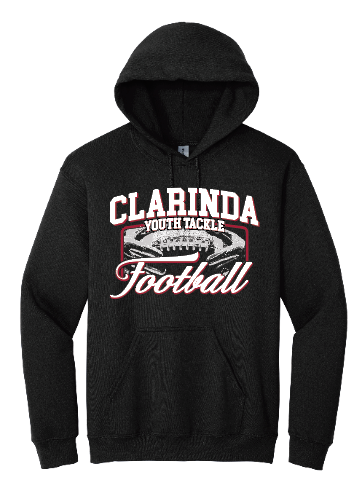 Clarinda Youth Football Hoodie