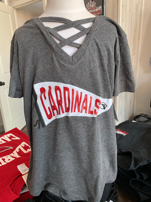 Youth Glitter Cardinal Pennant