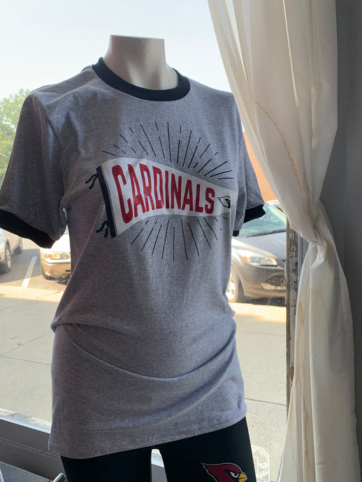 Unixex Cardinal Glitter Pennant