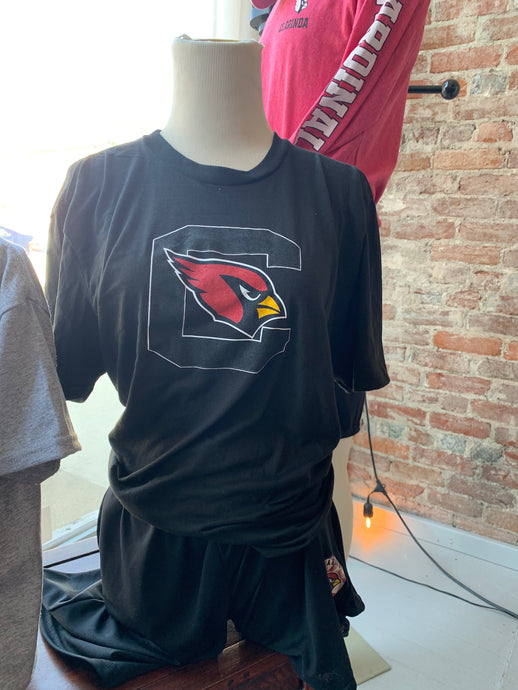 Black Cardinal Block C Tshirt