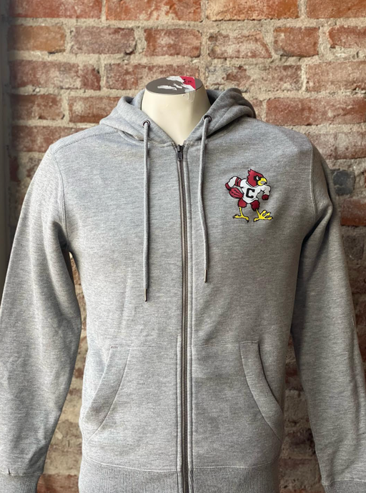 cocky cardinal zip up