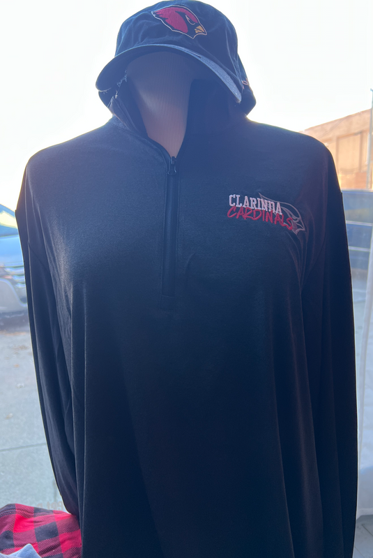 Long Sleeve Cardinals 1/4 zip - Sport Tek