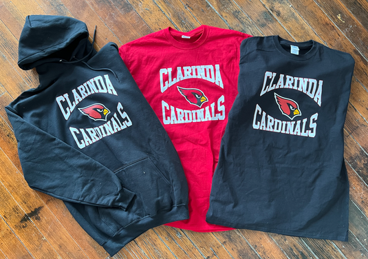 Clarinda Cardinals - Big and Tall - Shirt/Hoodie - Port and Company
