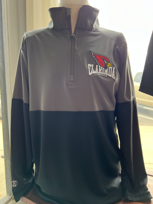 YOUTH CARDINALS 1/4 ZIP LONG SLEEVE - HOLLOWAY
