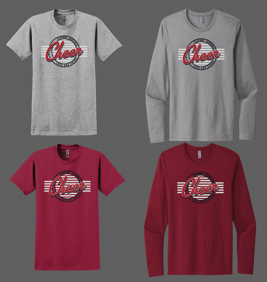 CLARINDA CHEERLEADING SHORT SLEEVE/LONG SLEEVE - GLIDAN/NEXT LEVEL