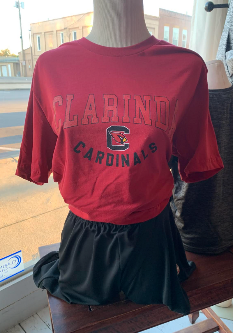 Load image into Gallery viewer, Clarinda Cardinals shirt
