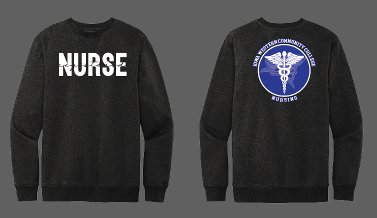 Load image into Gallery viewer, IWCC RN CREWNECK - REGISTERED NURSE
