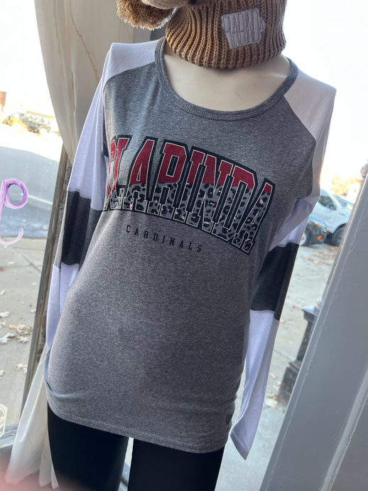 CARDINALS LEOPARD PRINT LONG SLEEVE - NEW ERA