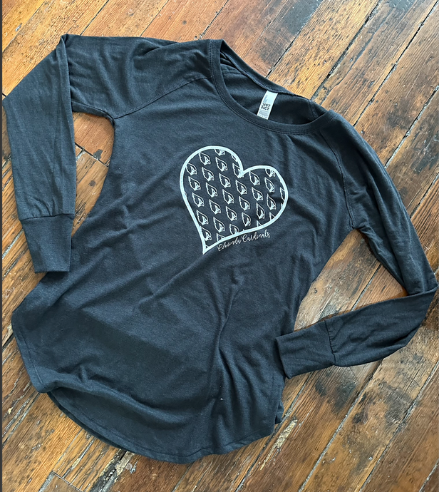 Cardinals Heart Long Sleeve - District