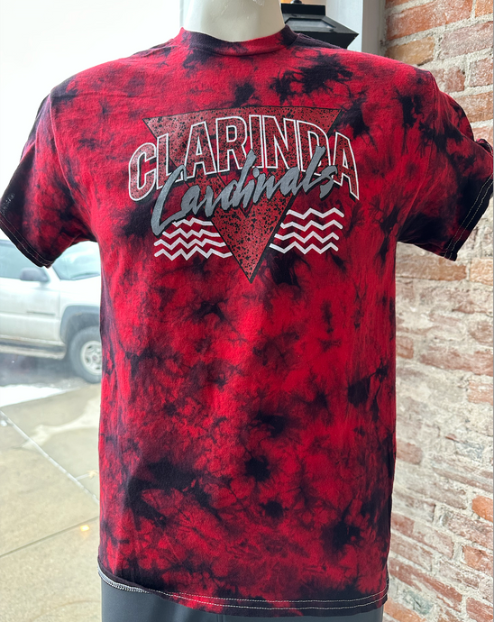 RETRO TIE DYE CARDINALS SHIRTS